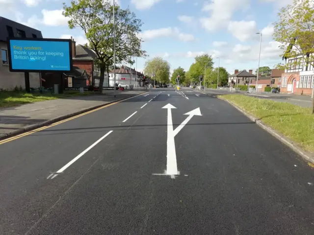 New road in Manchester