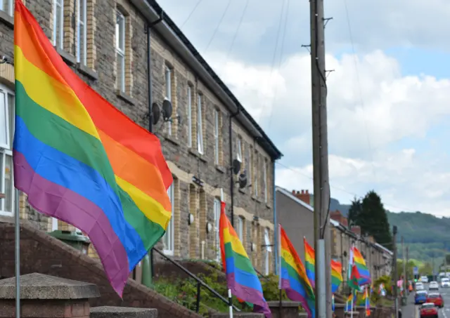 Rainbows on Sirhowy Road