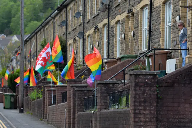 Rainbows on Sirhowy Road