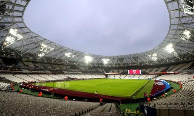 A general view of the London Stadium on 1 May