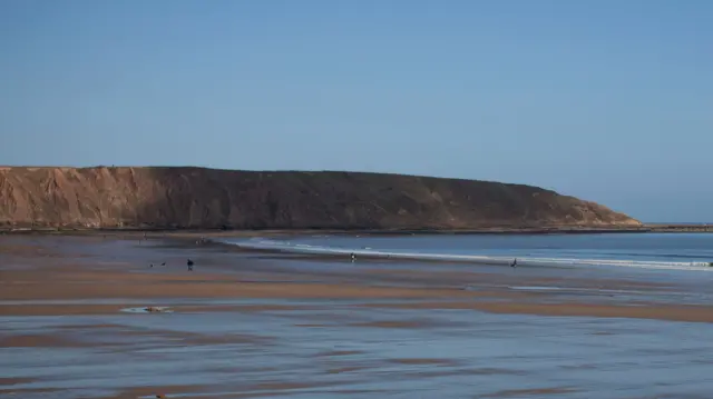 Filey beach