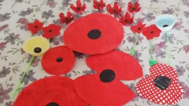 Homemade poppies