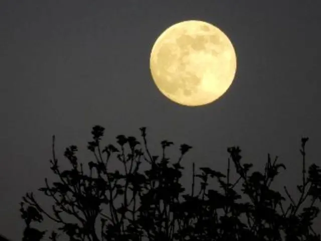 Supermoon over Heworth