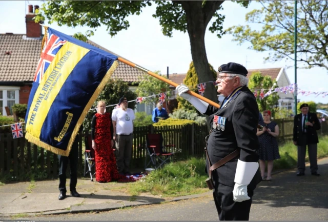 Royal British Legion standard bearer