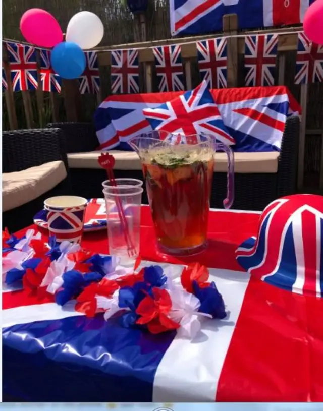 Pimm's in the garden