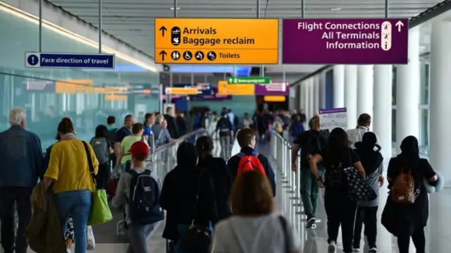 Busy airport