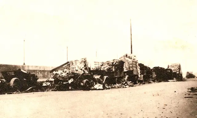 Bombing of St Peter Port Harbour in 1940