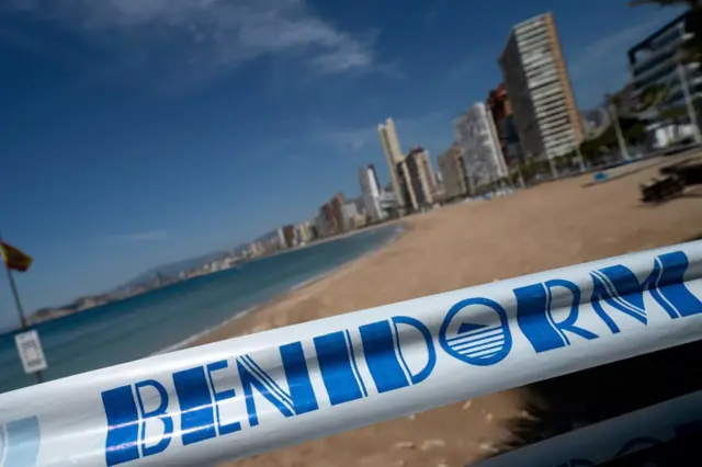 Benidorm beach