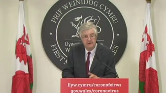 First Minister Mark Drakeford