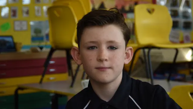 Pupil at St Mary Magdalen's Catholic School in West London