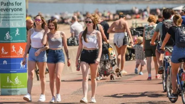 People on beach