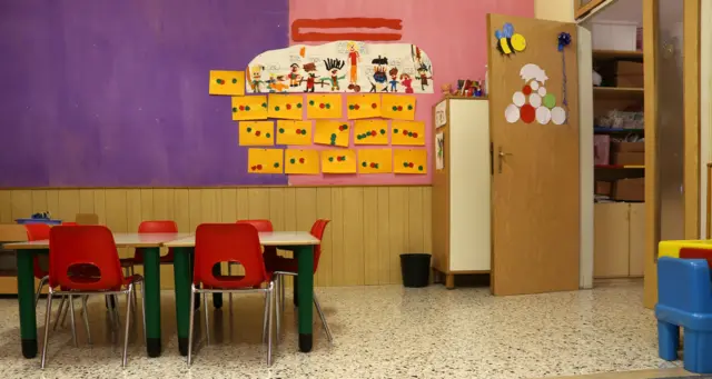 primary school classroom