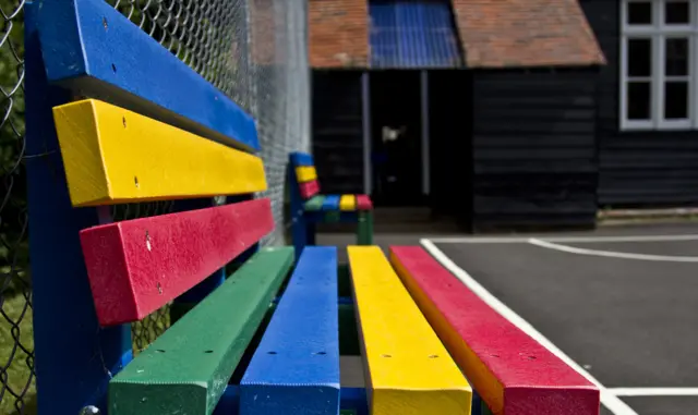 Primary school bench