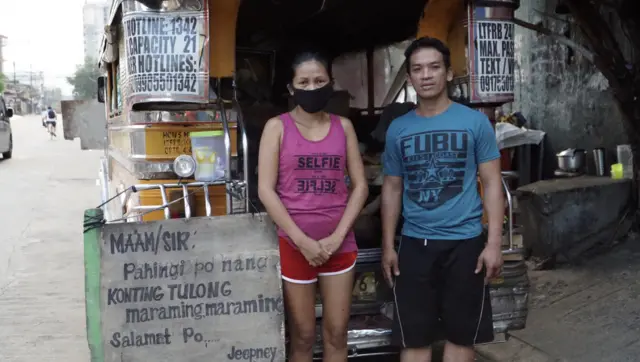 Julius outside his jeepney