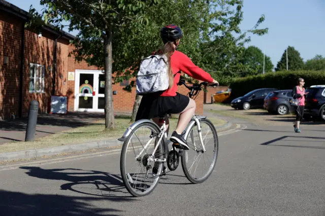 Pupil at Watlington Primary School in Oxfordshire