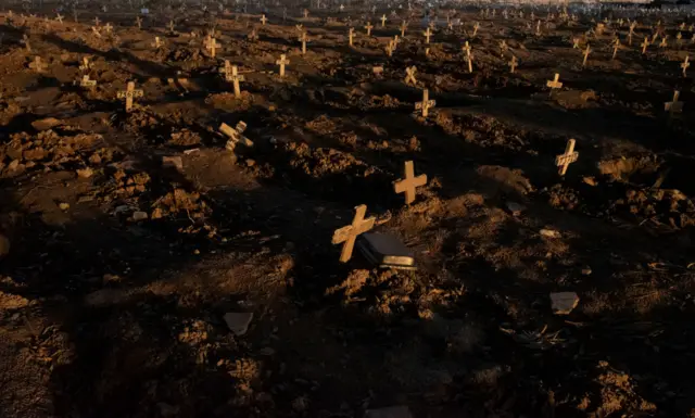 There are no more spaces for tombs in the cashew cemetery, in Rio De Janeiro, Brazil