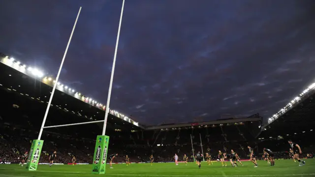 A game at Old Trafford, Manchester in 2013