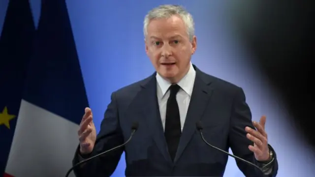 Finance minister  Bruno Le Maire