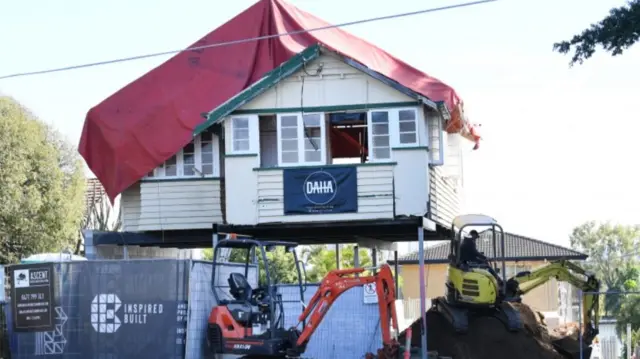 Australian house under renovations