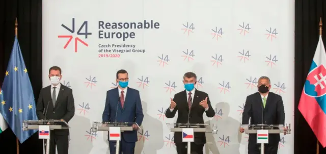 Visegrad Group summit in Lednice