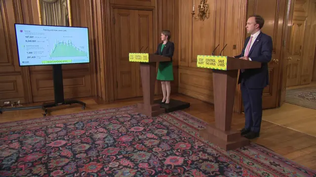 Government's daily coronavirus briefing