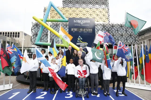 Launch of the Birmingham 2022 Longines Countdown Clock in March 2020