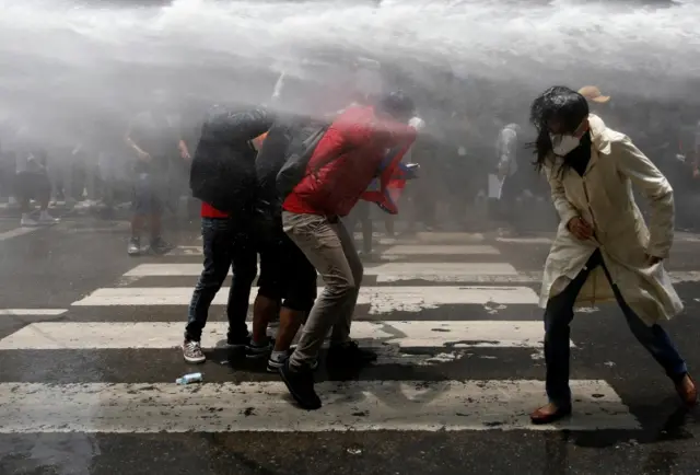 Protest in Kathmandu, Nepal June 11, 2020