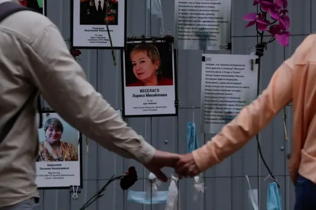 A portrait of gynaecologist Larisa Veselago in Saint Petersburg. 11 June 2020