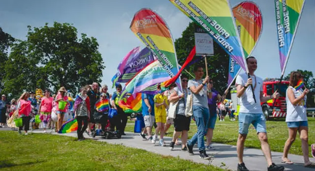 People at last year's Pride in Crewe