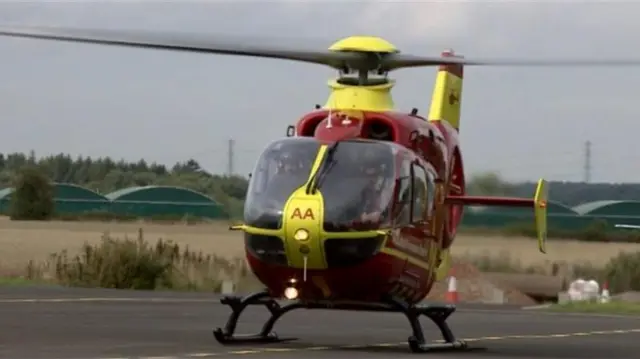 Midlands Air Ambulance helicopter