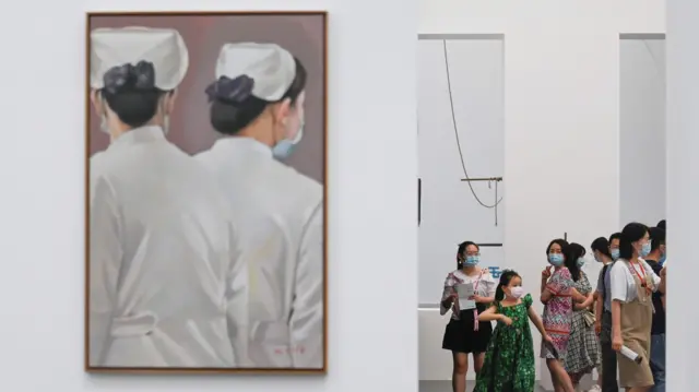 An art exhibition in Beijing