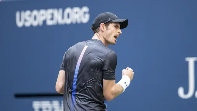 Andy Murray at the US Open in 2018