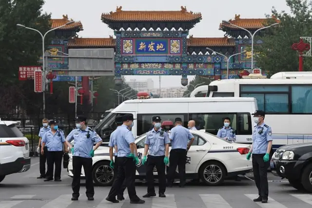 Police in Beijing