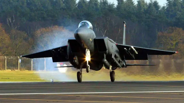 An American F15