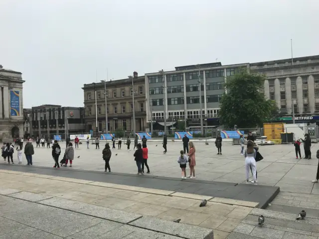 Old Market Square queues