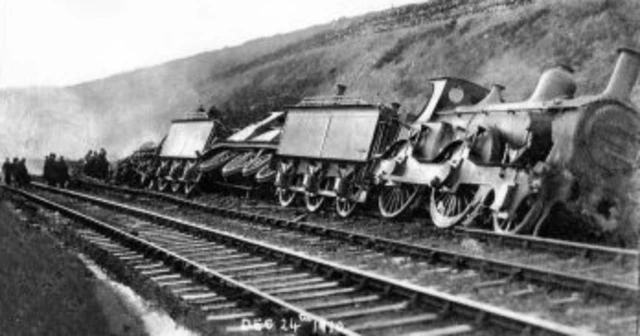 Hawes junction disaster scene