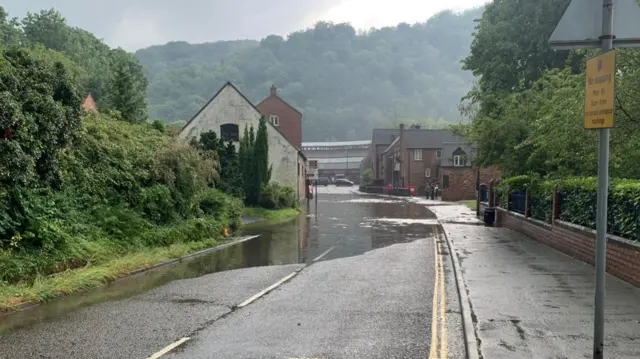 Flooding in Ironbridge