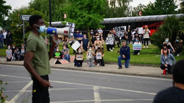 Nuneaton protest