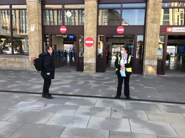 Cambridge train station