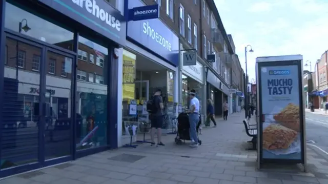 East Grinstead shopping precinct