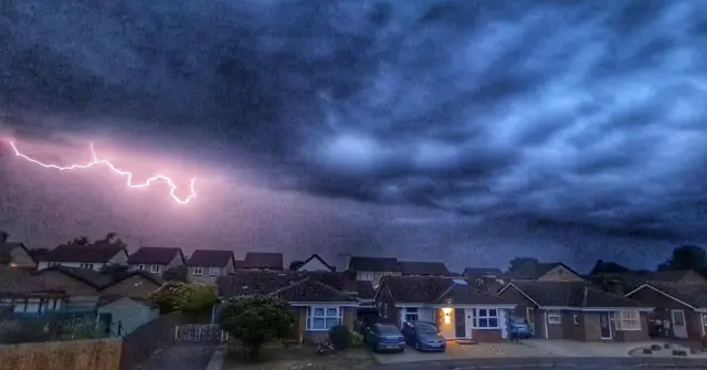 Lightning in Lutterworth