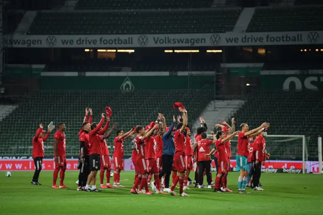 Bayern celebrate