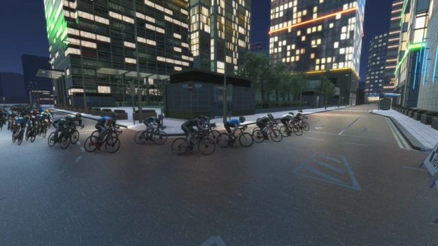 Virtual cycling around Canary Wharf