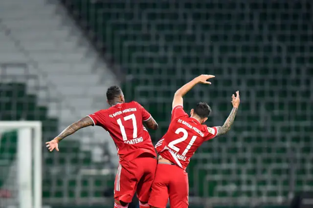 Bayern celebrate