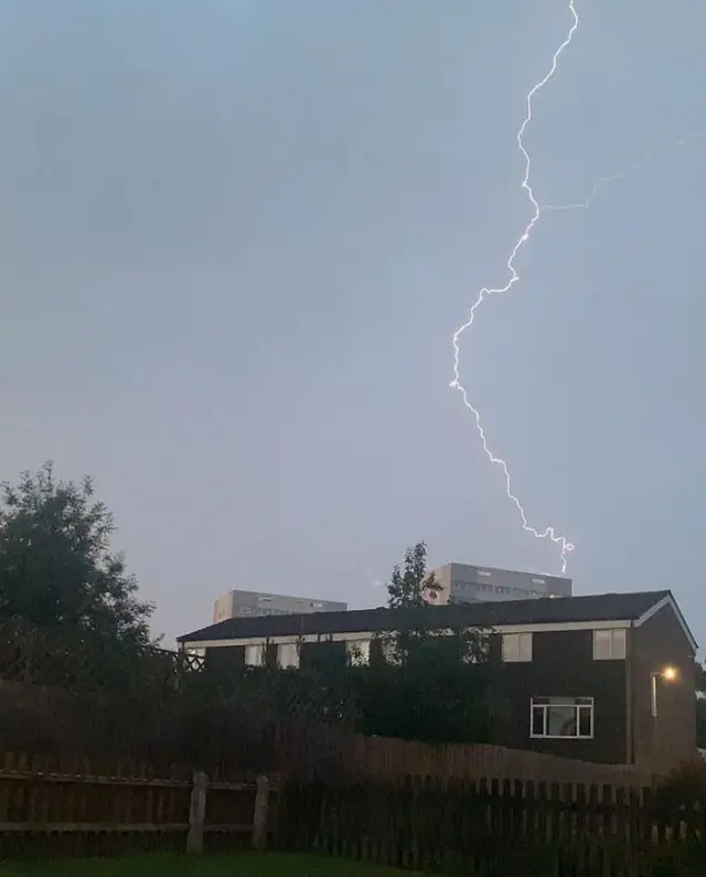 Lightning strike