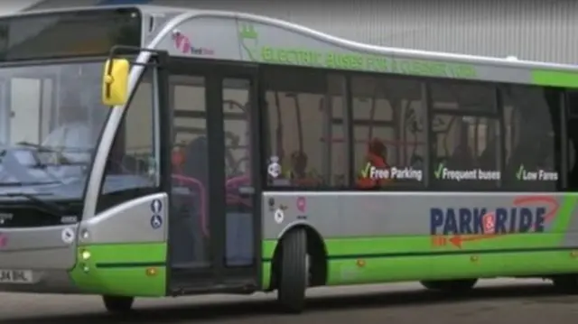 A bus in York