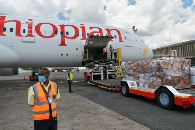 Donation from the Chinese billionaire Jack Ma arrives in Nairobi