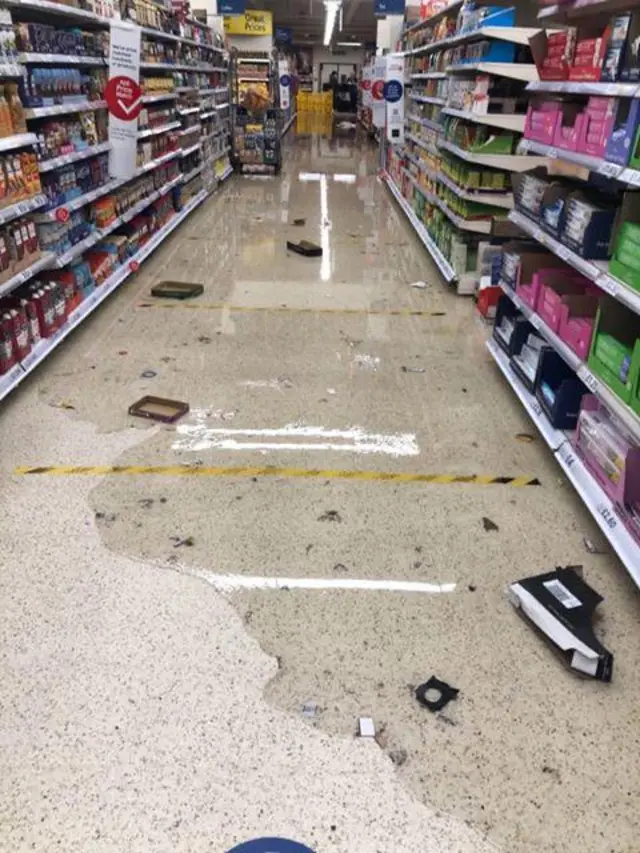 Flooded Tesco