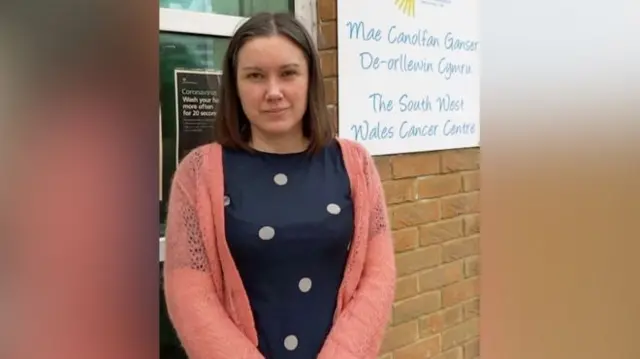 Dr Dr Sarah Gwynne works at Singleton Hospital's cancer unit in Swansea