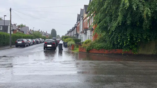 Puddle after storm